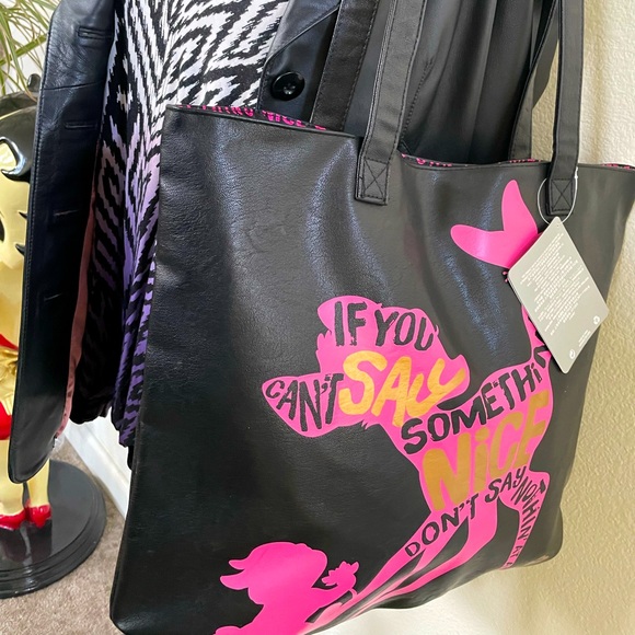 Disney Bambi and Thumper Tote Bag Say Something Nice - Picture 2 of 9